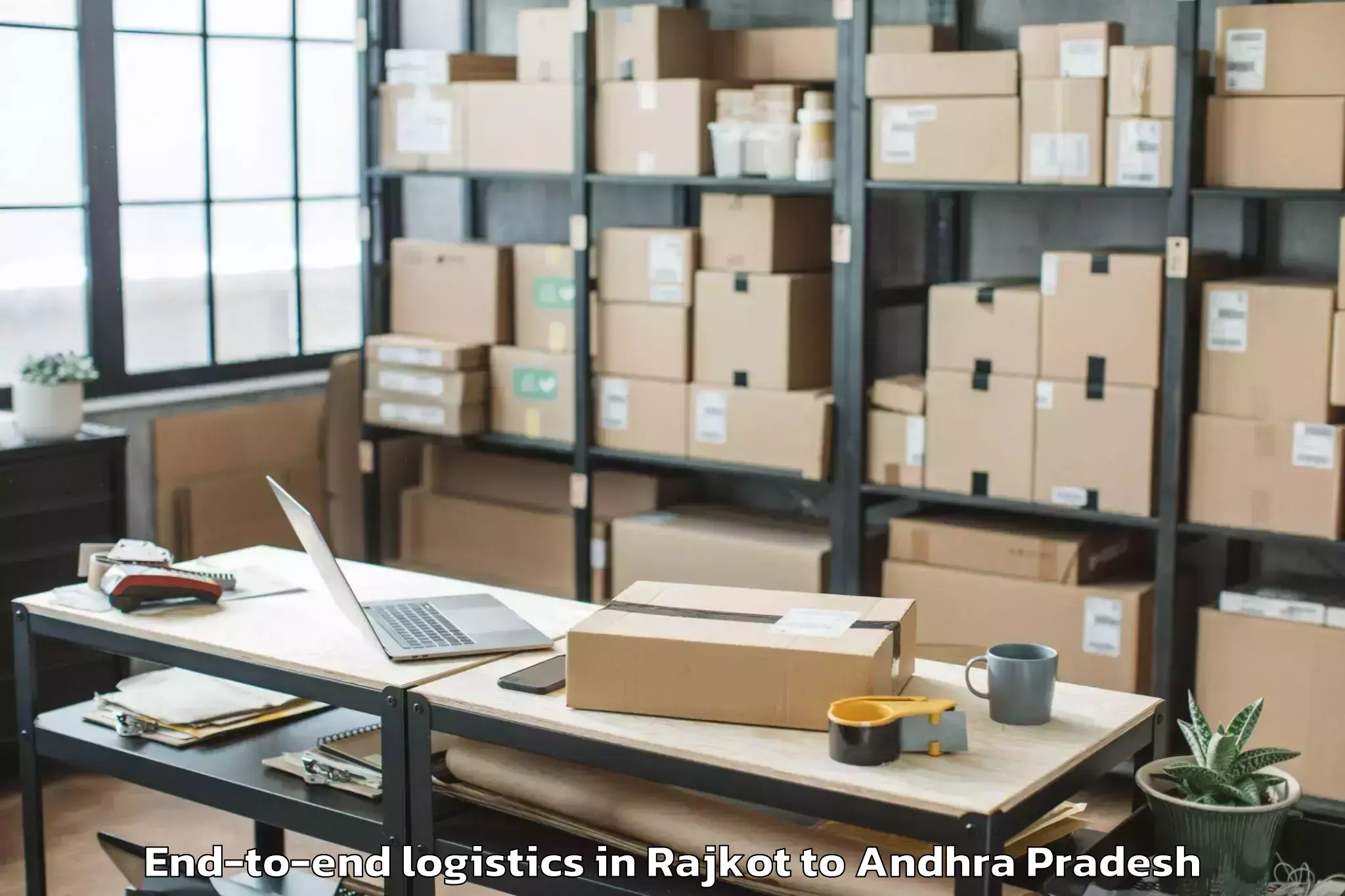 Leading Rajkot to Vepagunta End To End Logistics Provider